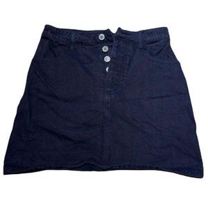 Brandy Melville black jean skirt